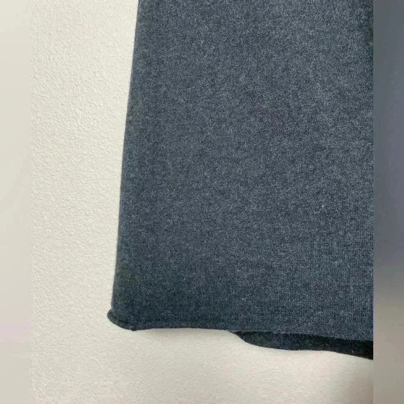 JARBO Women's Small V-Neck Sweater Tank Knit Silk Cashmere Charcoal Grey Minimal - Picture 10 of 13